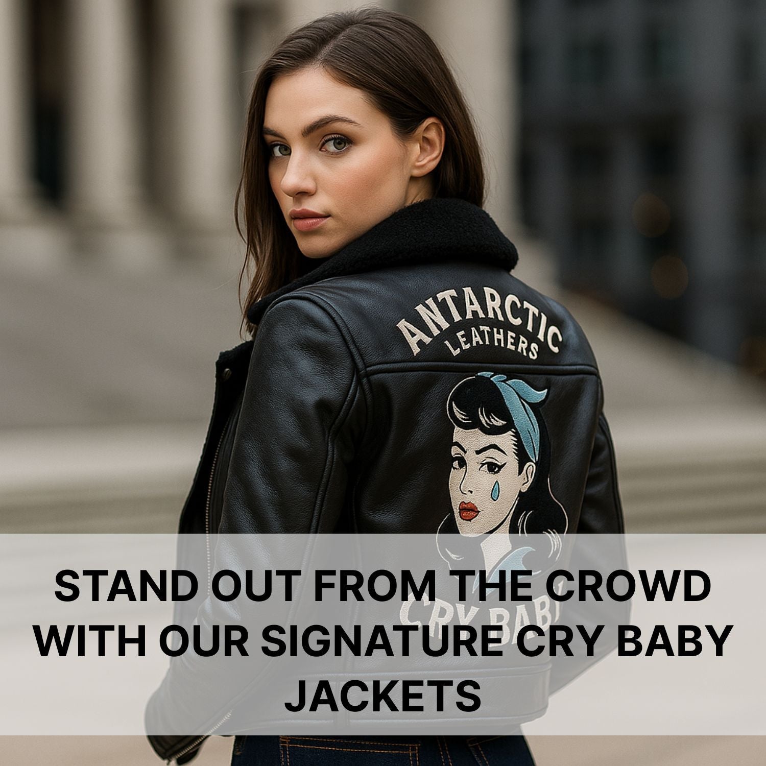 Stand Out from the Crowd with Antarctic Leathers' Signature Cry Baby Jackets