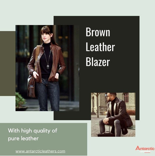 Styling Tips for Brown Leather Blazers