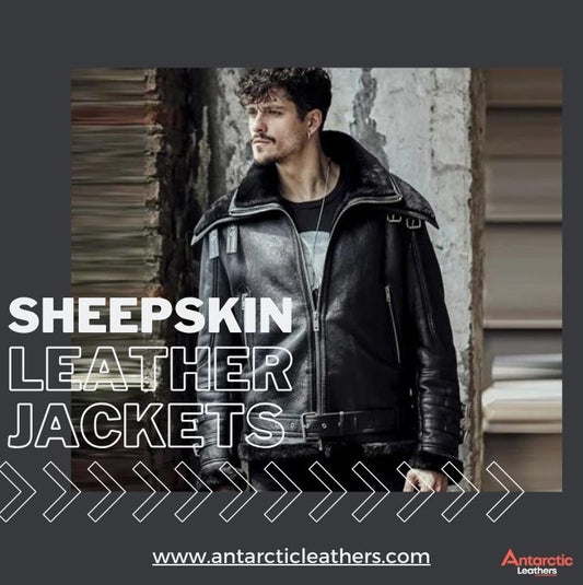 Sheepskin Leather Jackets by Antarctic Leather.
