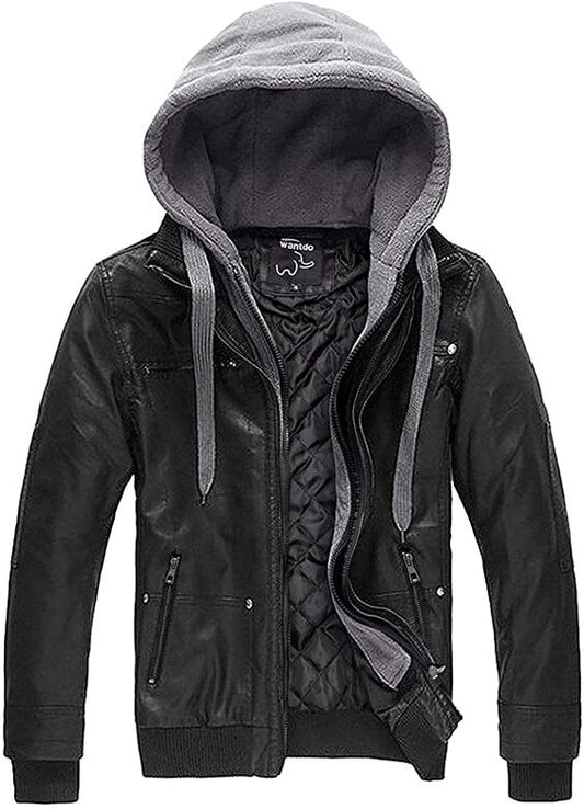 Introducing the Leather Hooded Jacket