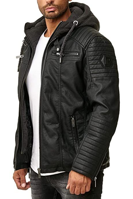Break the Mold with a Hooded Leather Jacket