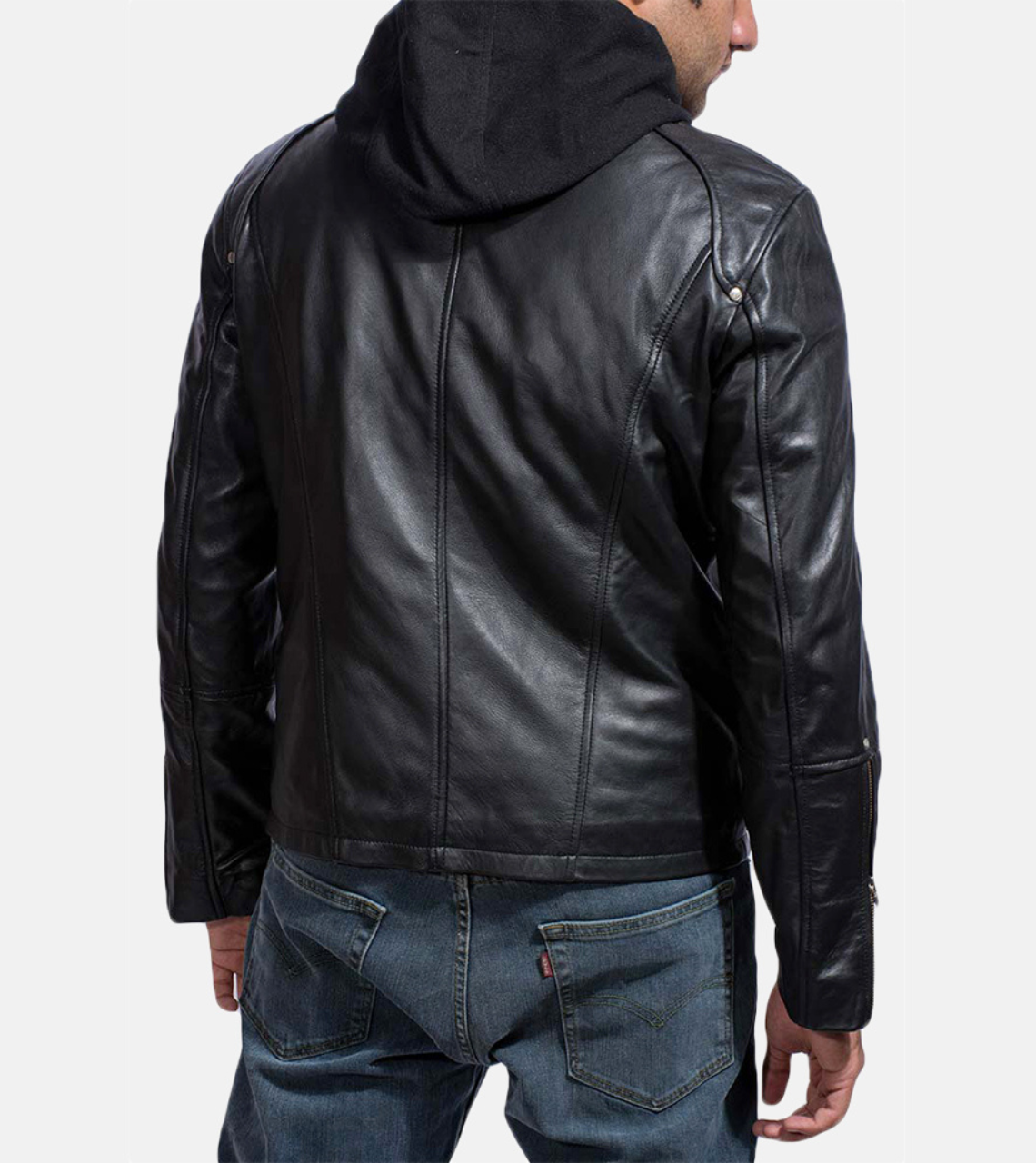 Swayz Men's Leather Jacket Back