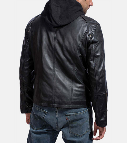 Swayz Men's Leather Jacket Back