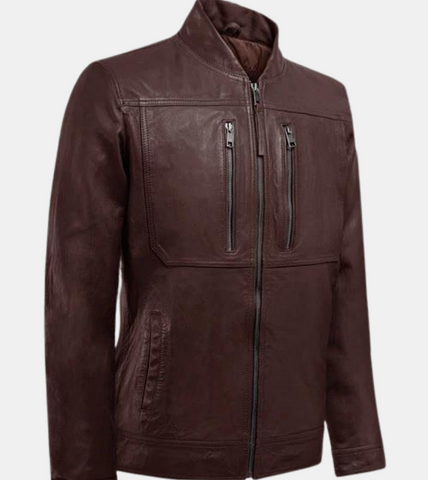  Men's Rosewood Leather Jacket