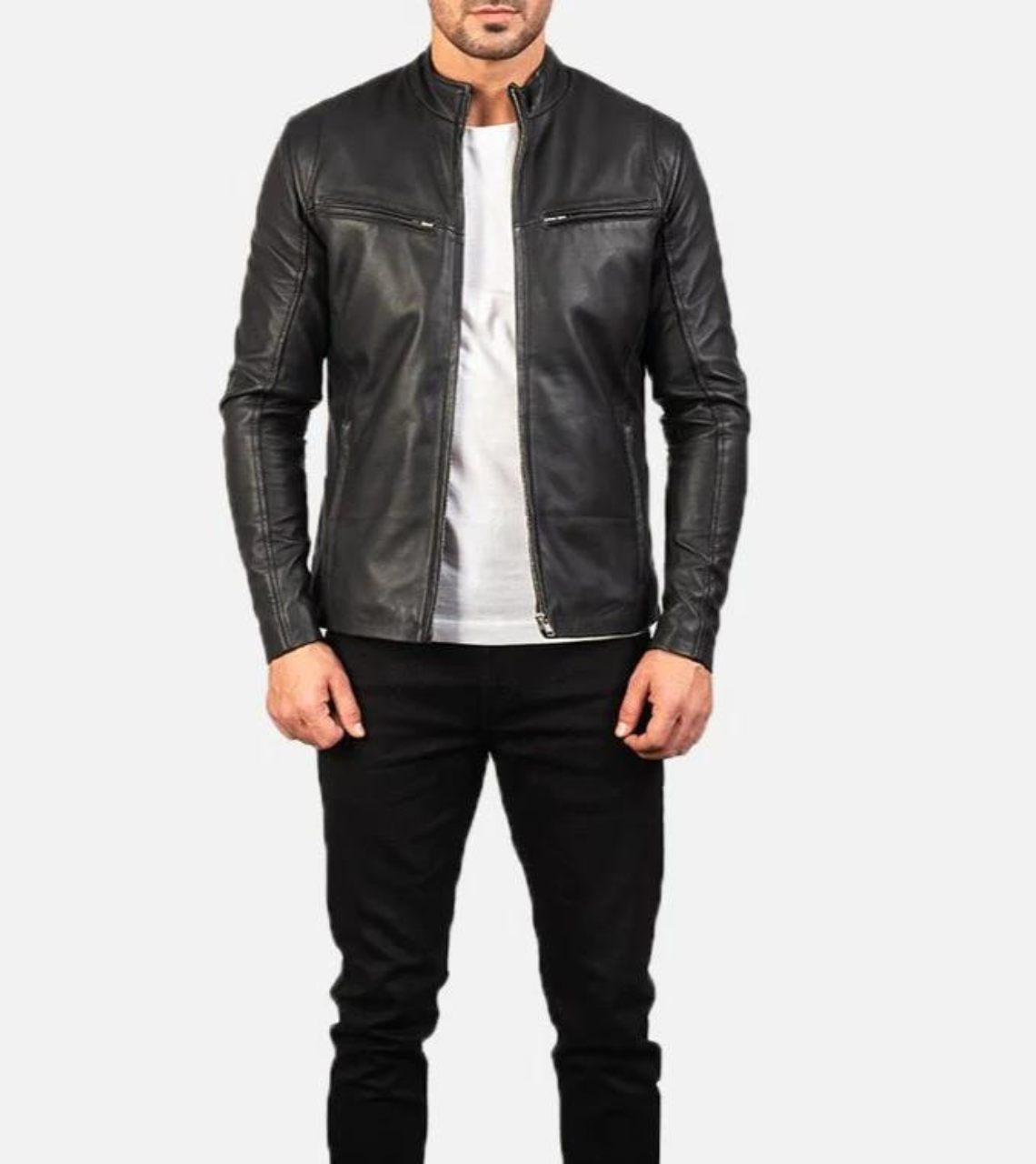 Dronning Men's Real Leather Jacket
