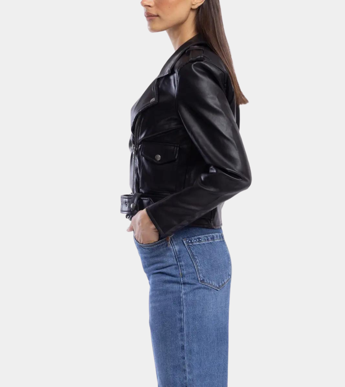  Chic Style Women's Leather Jacket