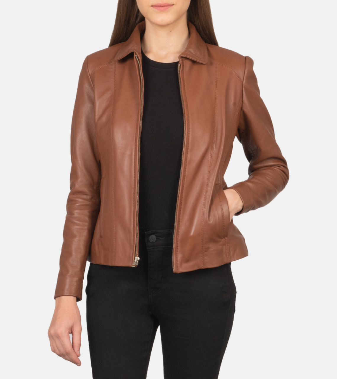 brown Leather Jacket