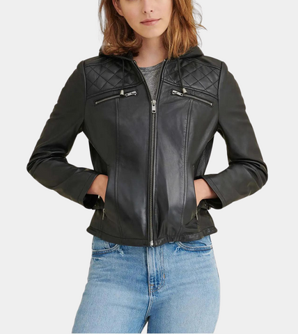 Women’s Biker Leather Jacket