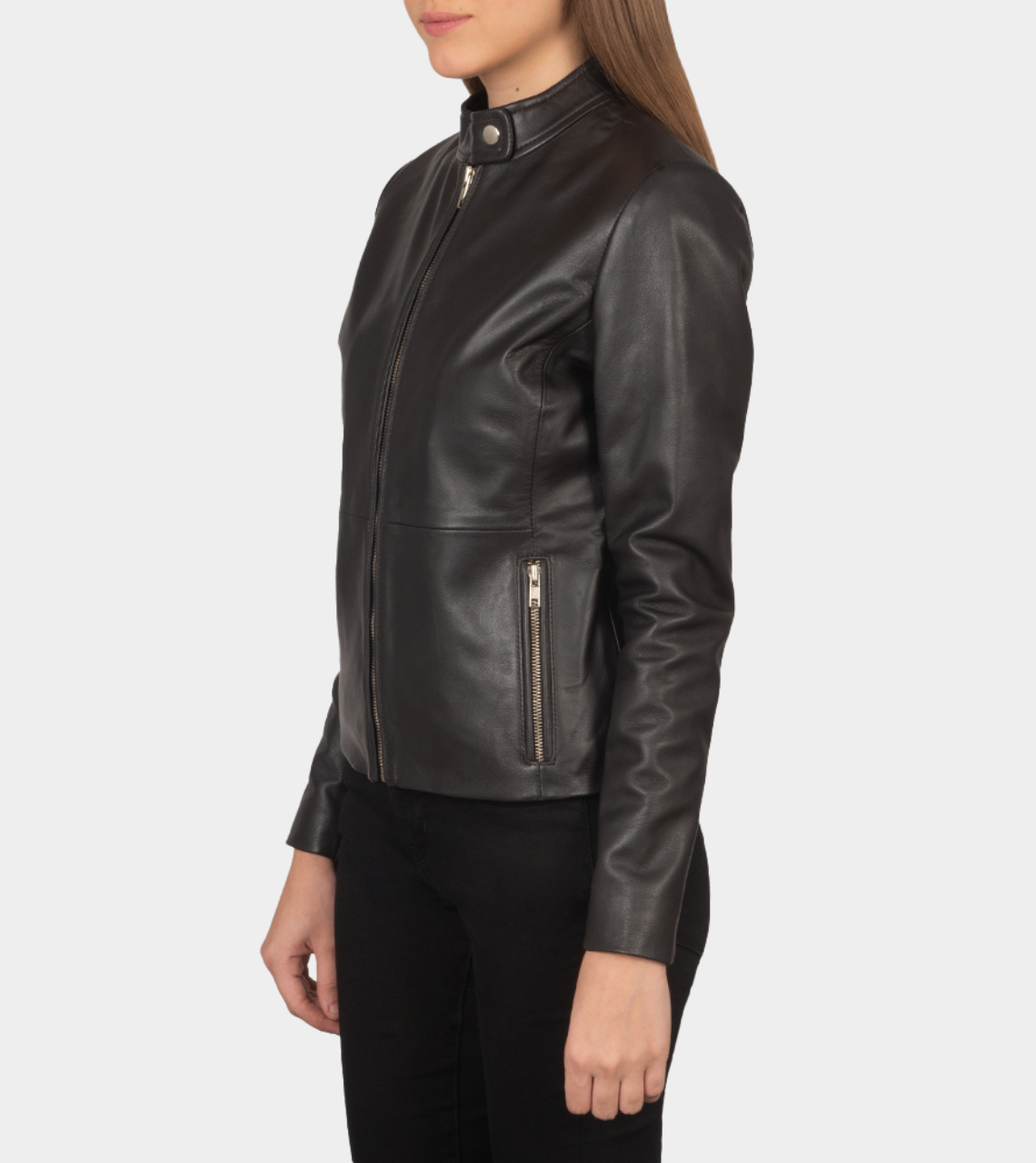 Women's Biker Leather Jacket