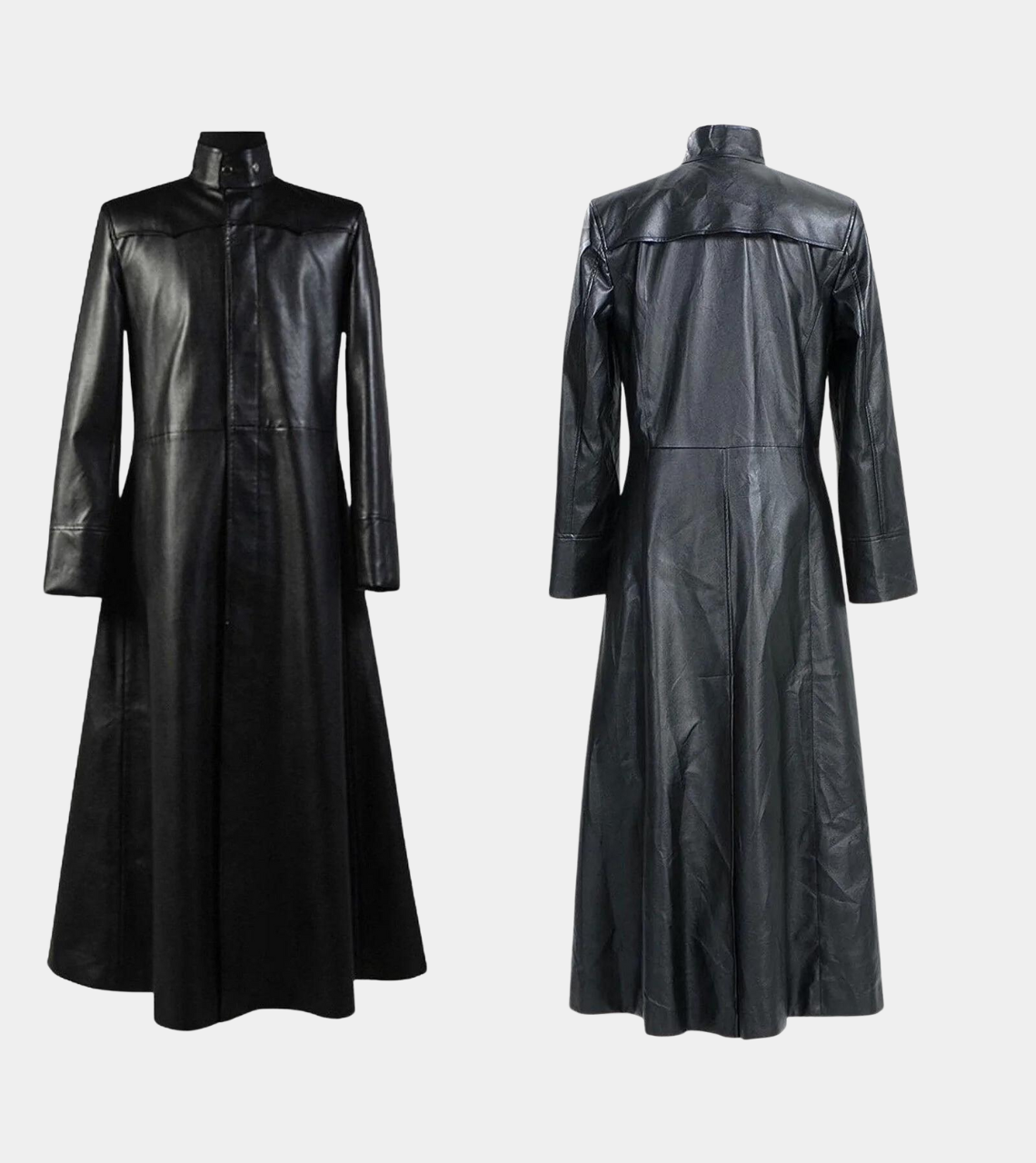  Leather Trench Coat - Neo Inspired For Men's