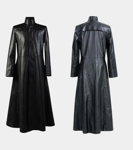  Leather Trench Coat - Neo Inspired For Men's