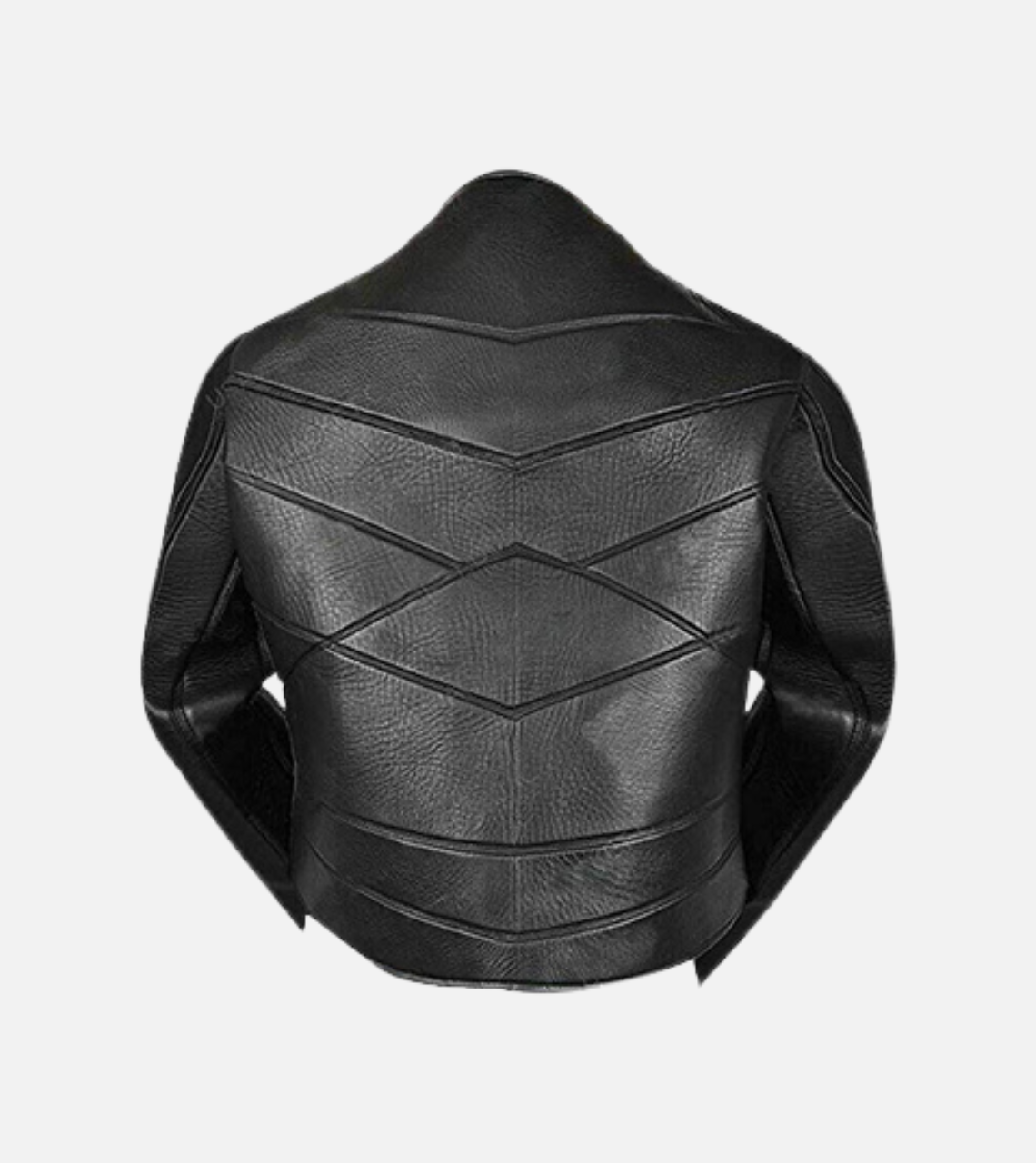 Rigid Men's Biker Leather Jacket Back