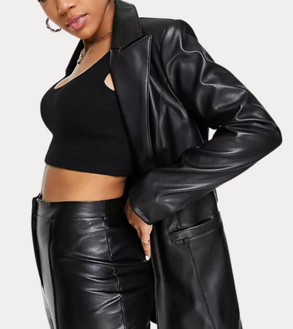 Fern Persona Women's Leather Blazer