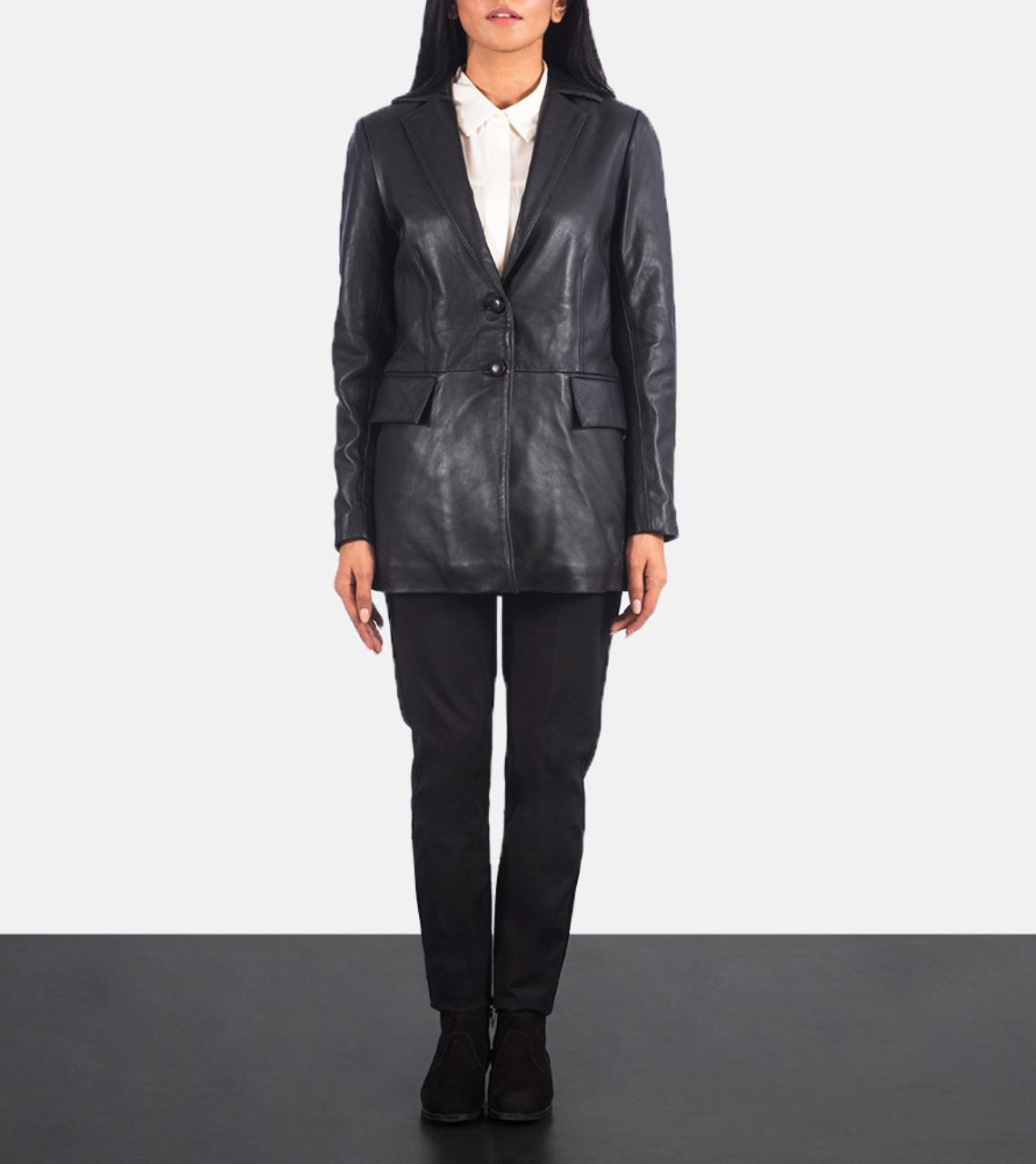 Women's Marilyn Leather Blazer