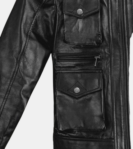 Bechtel Women's Black Biker's Leather Jacket