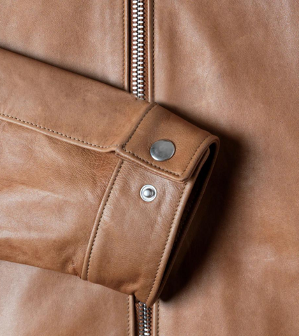 Liam Men's Tan Brown Leather Jacket