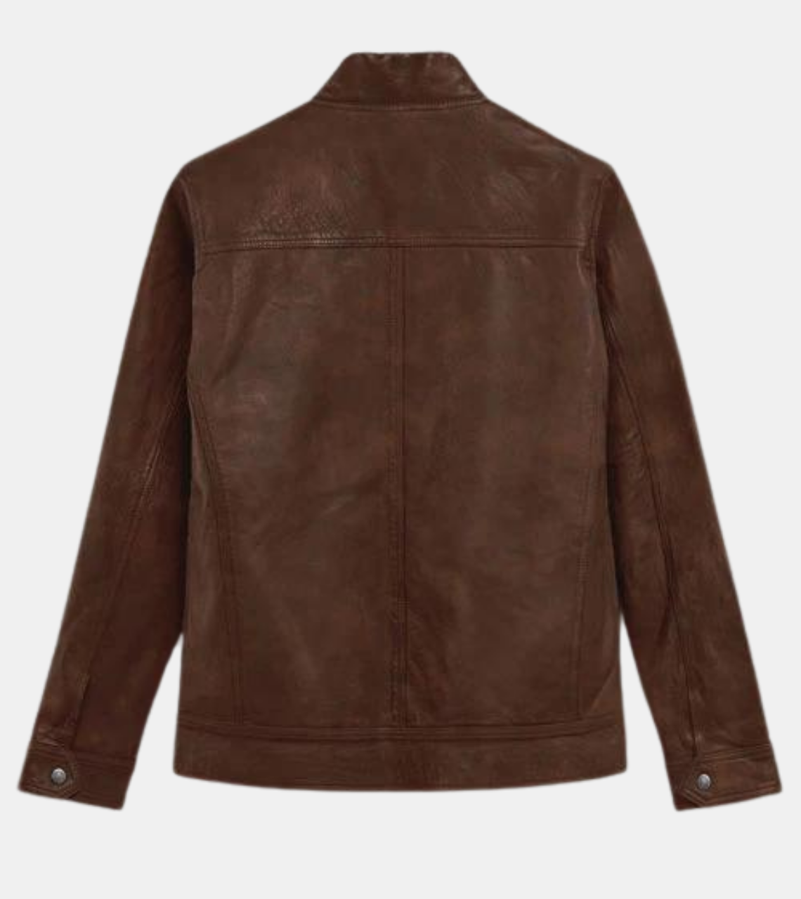 Riccardo Bronze Leather Jacket For Men's