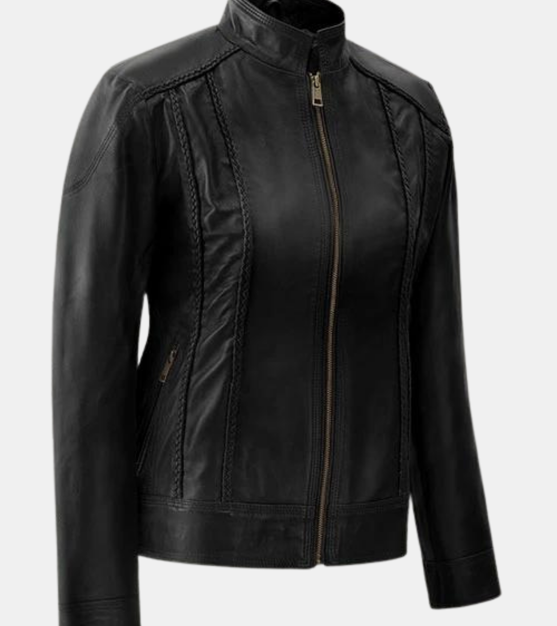 Women's Black Leather Jacket