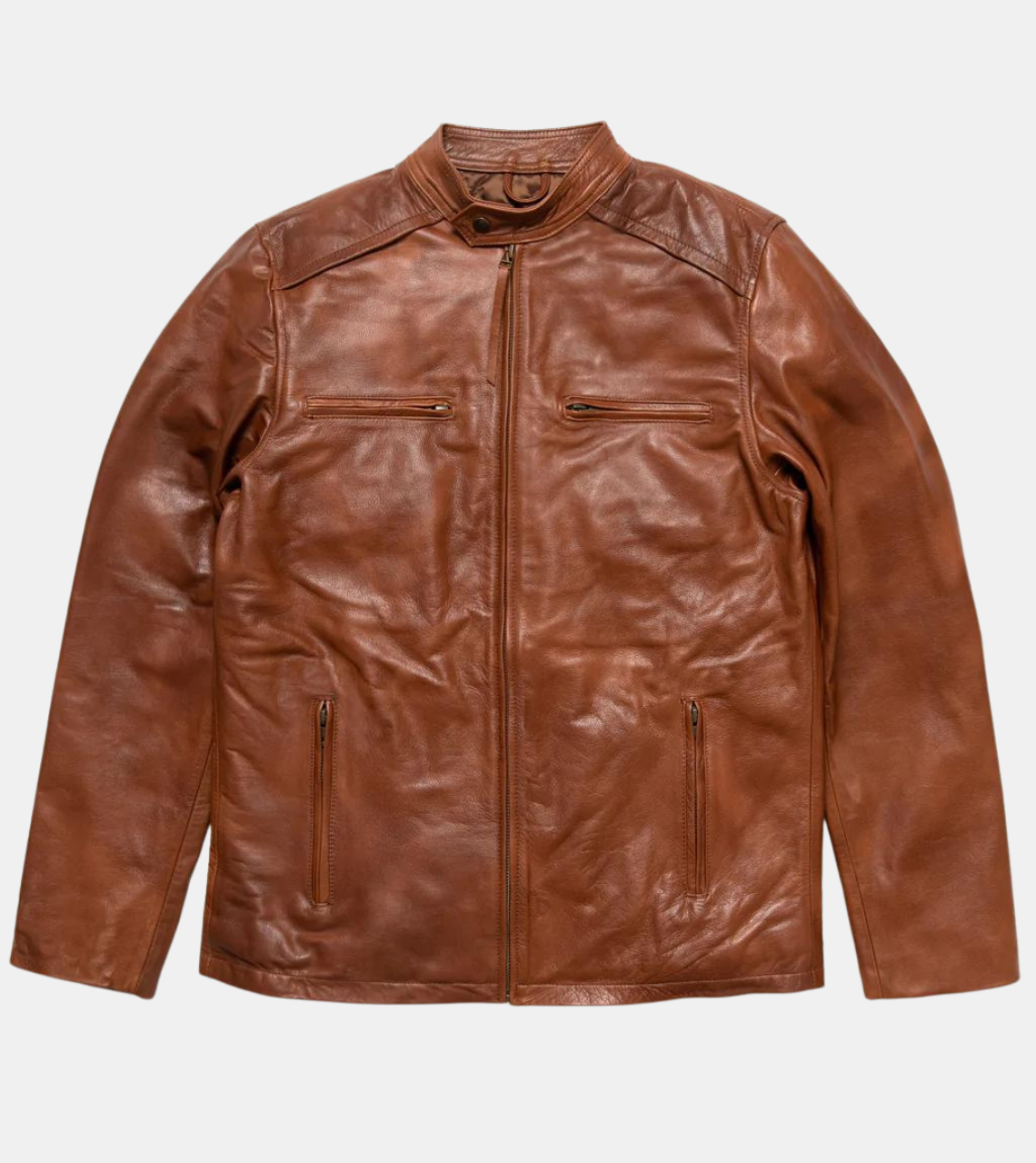 Brown  Biker Leather Jacket