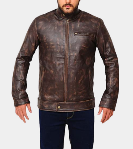  Men's Leather Jacket