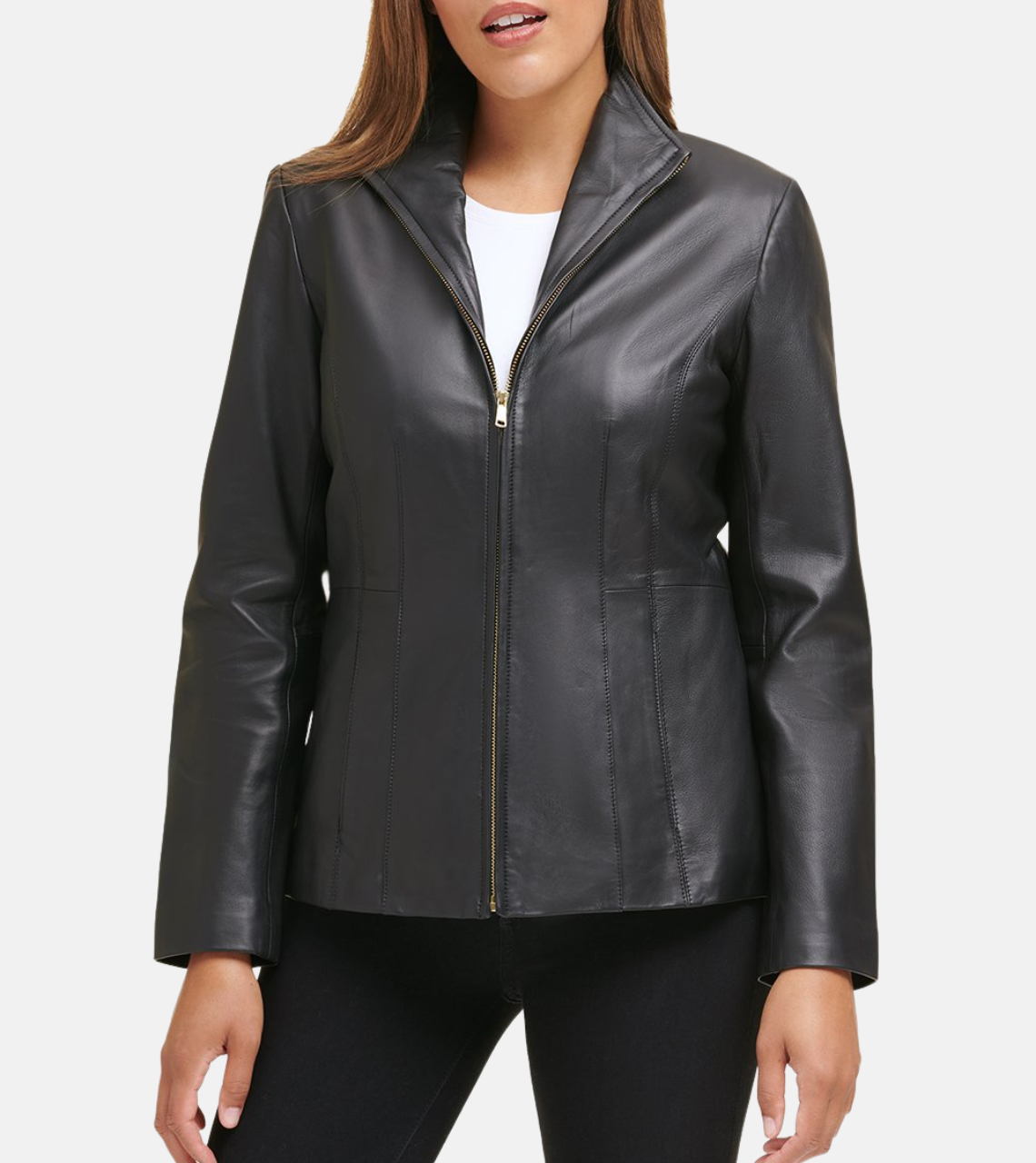 Nelack Women's Biker Leather Jacket