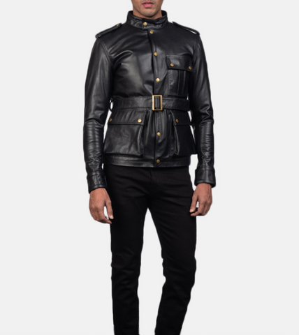  Hauspuff Men's Leather Jacket 