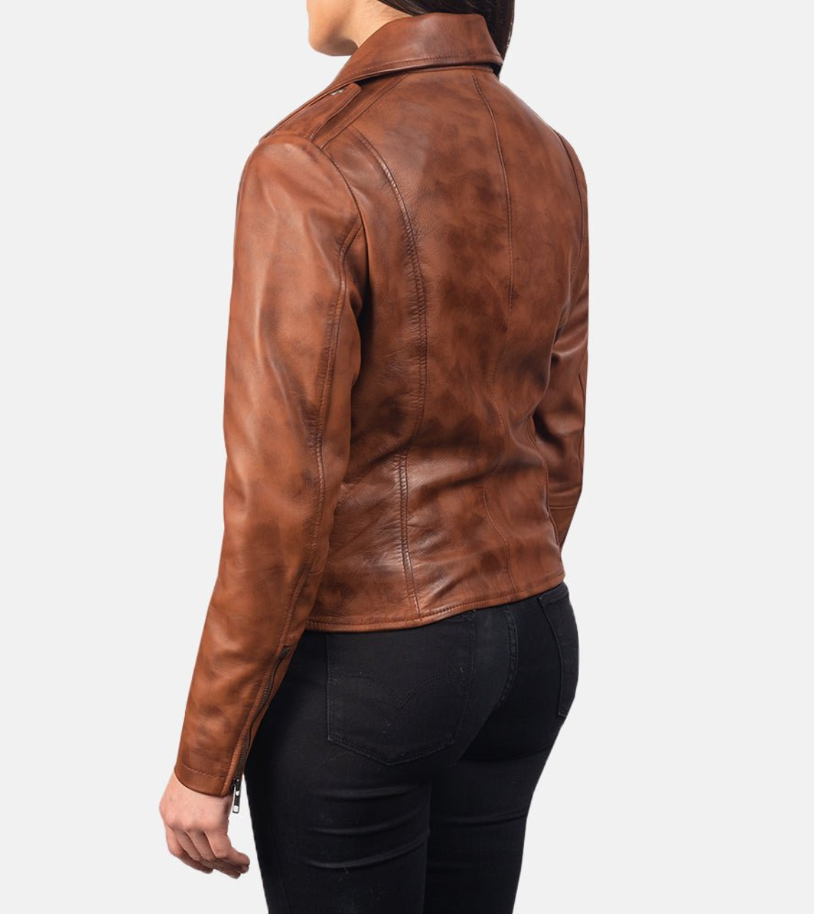 women leather jacket