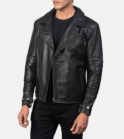  Biker Leather Jacket