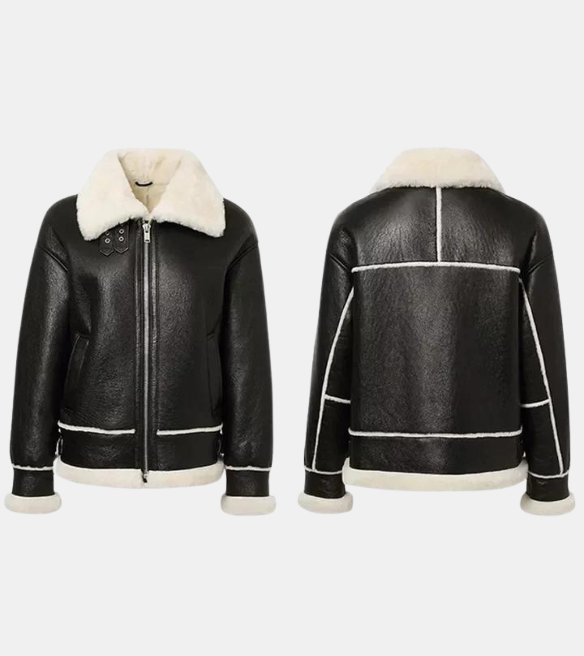 Bomber Women's Shearling Leather Jacket