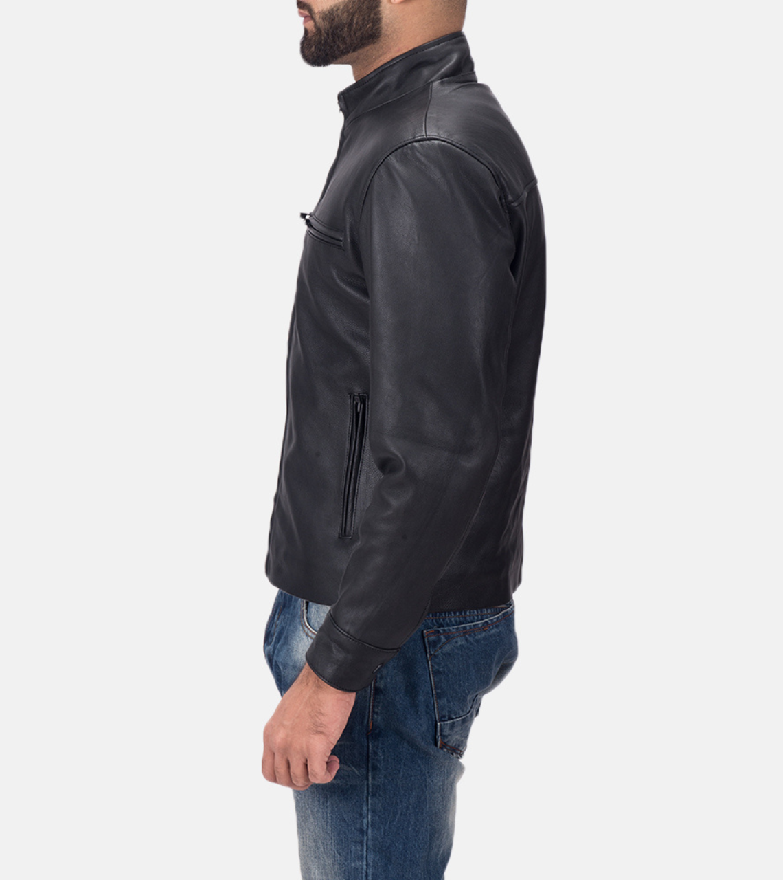  Biker Leather Jacket