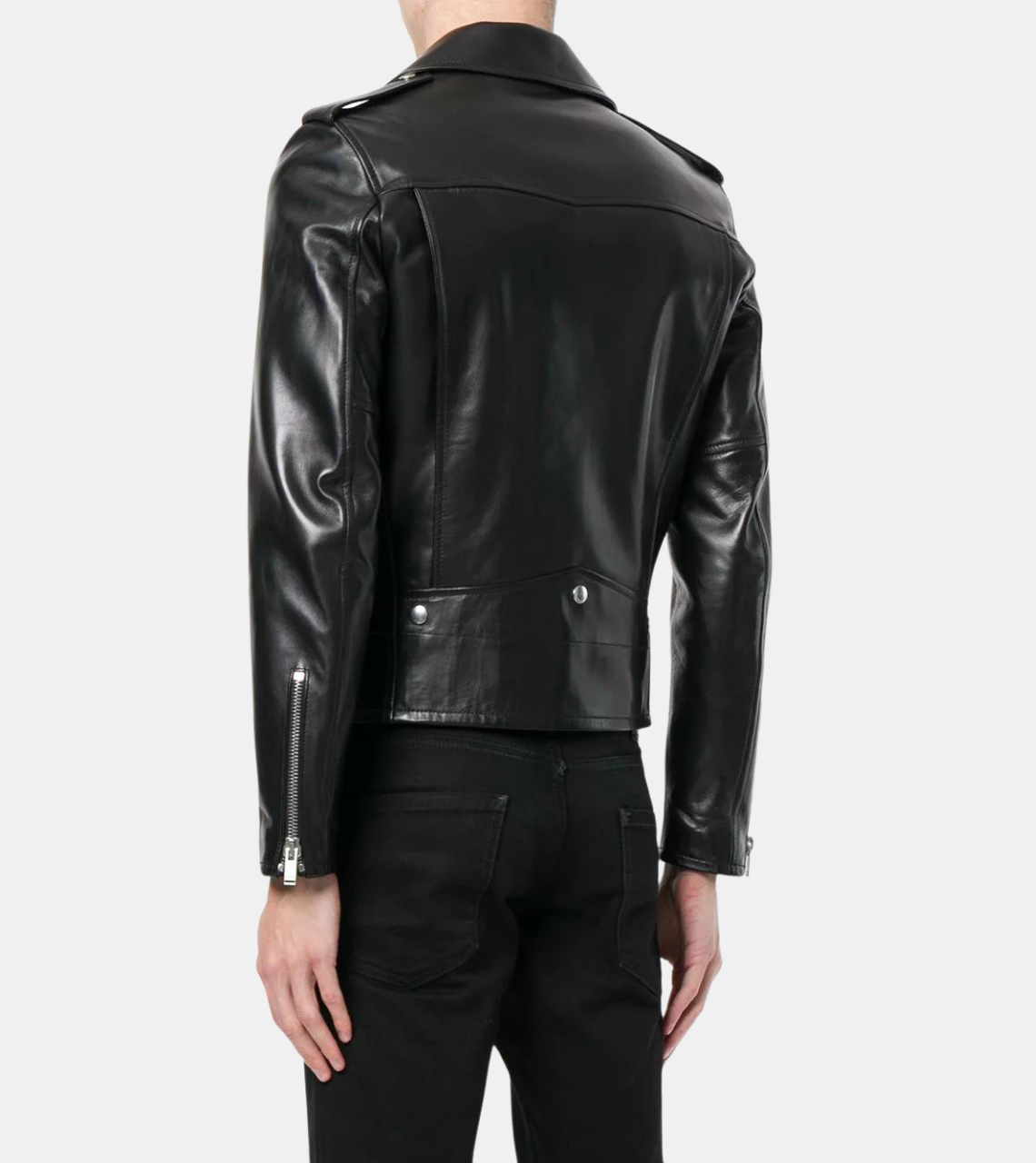 Perfecto Premium Men's Leather Jacket Back
