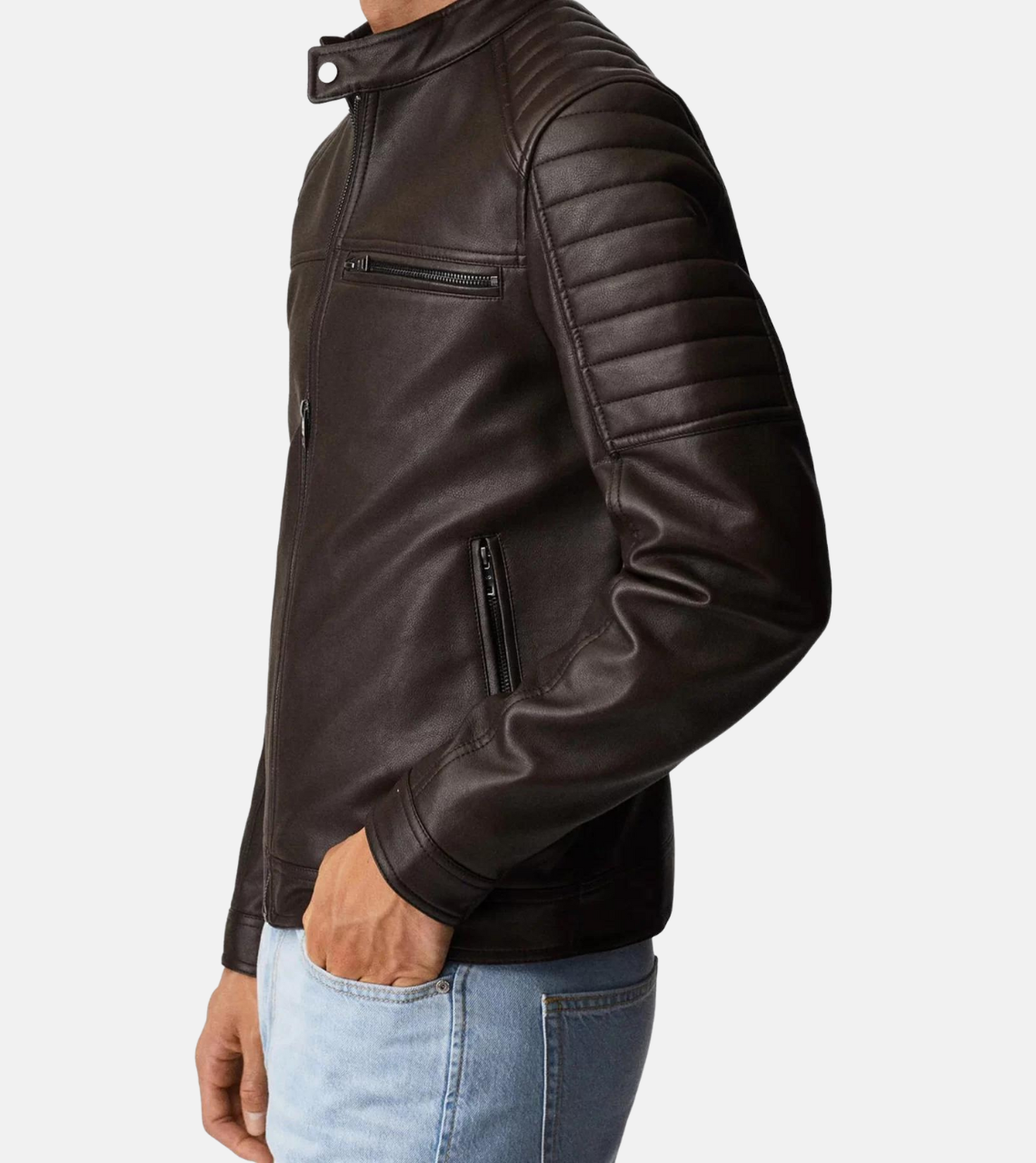 Men's Biker Leather Jacket