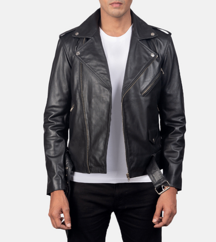 Annenkov Men's Biker Leather Jacket