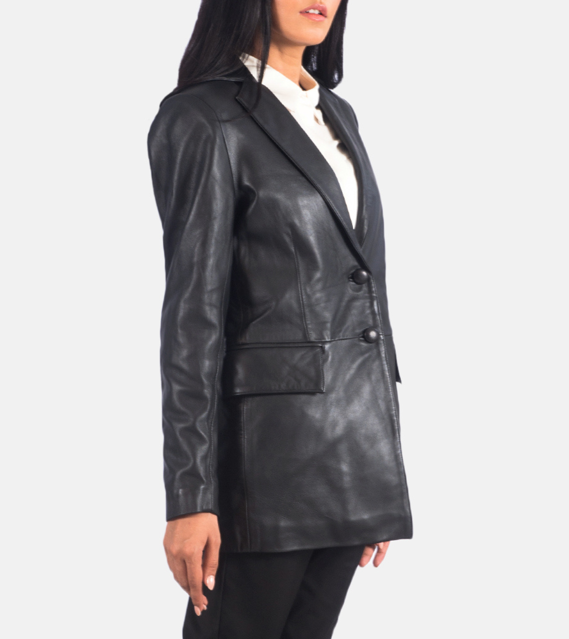  Leather Blazer