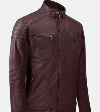  Rosewood Quilted Leather Jacket