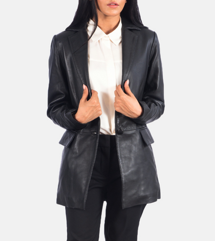 Marilyn Women's Leather Blazer
