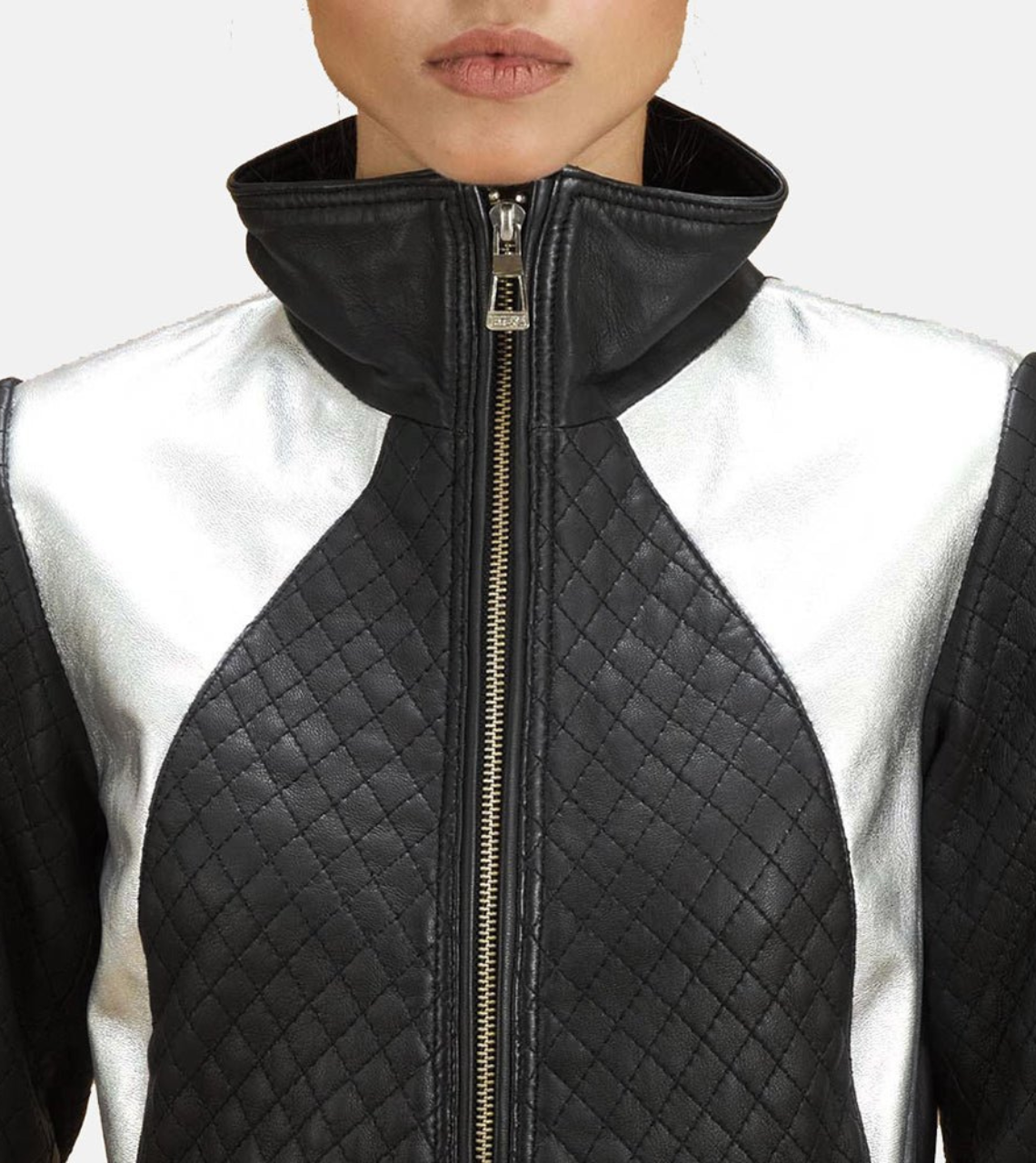 Women's Biker Leather Jacket 
