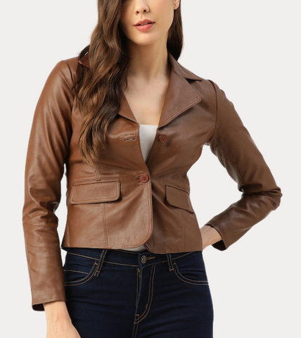  Women's Leather Jacket