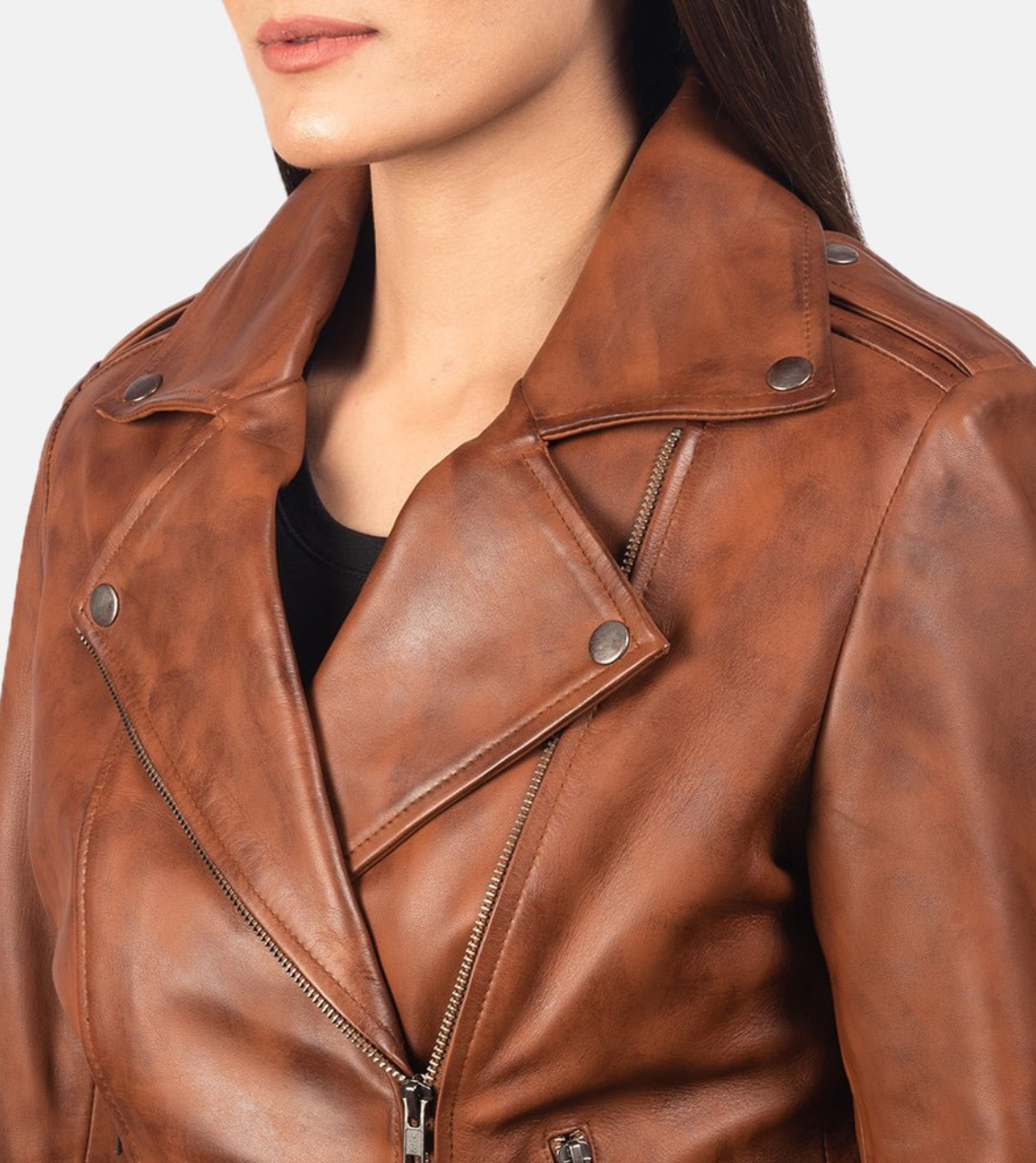 Bishop Biker Leather Jacket