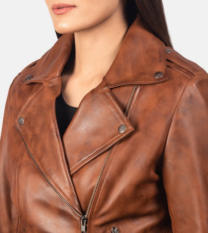 Bishop Biker Leather Jacket