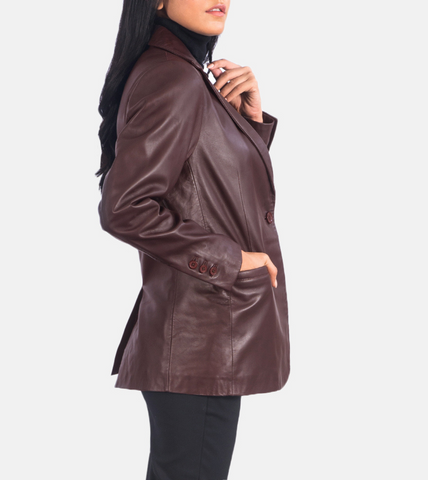 Leather Blazer