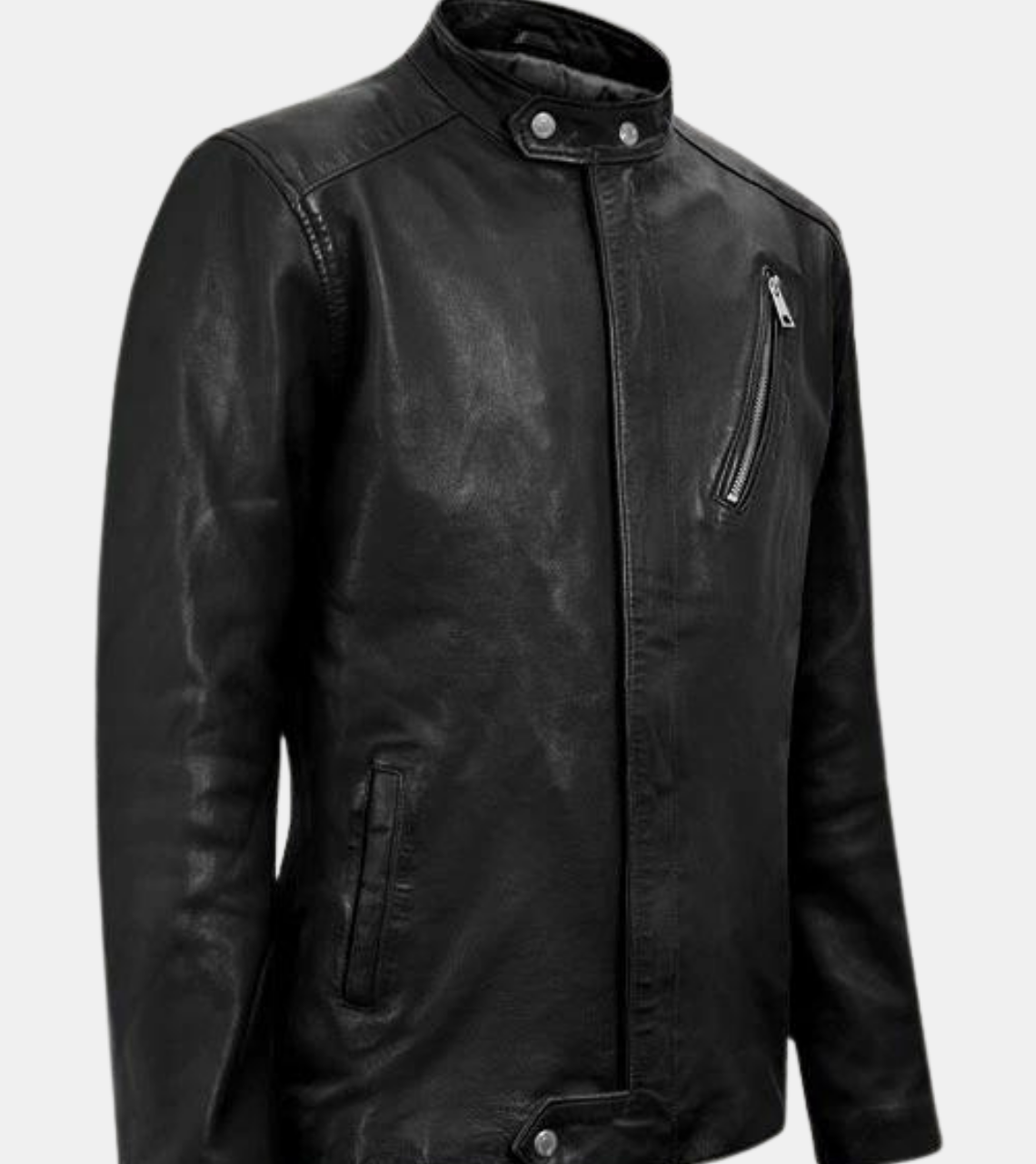 Black Biker's Leather Jacket