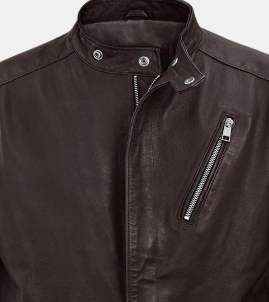  Brown Biker's Leather Jacket