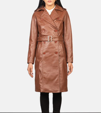 alice women leather coat