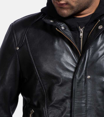 Swayz Leather Jacket For Men's