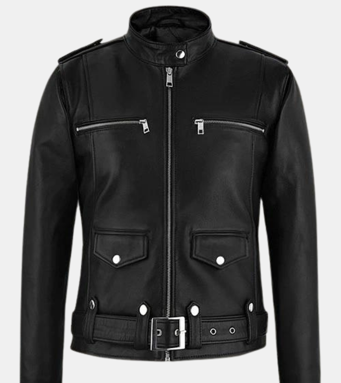 Irvine Women's Black Leather Jacket