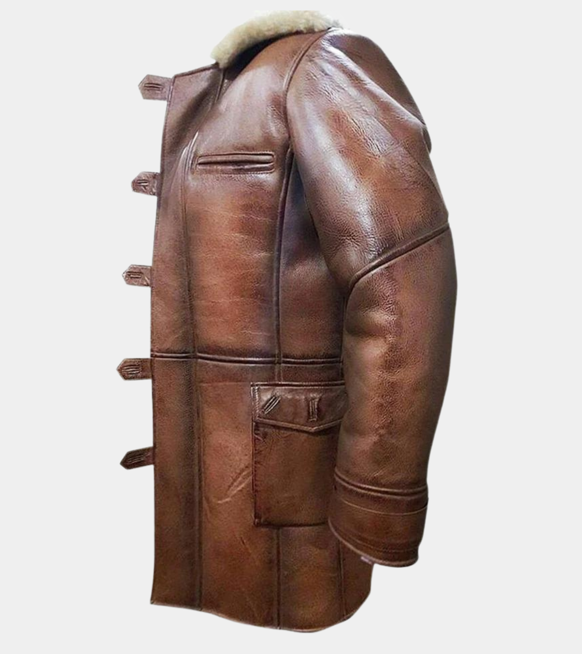 Fur B3 Cowskin Shearling Leather Coat
