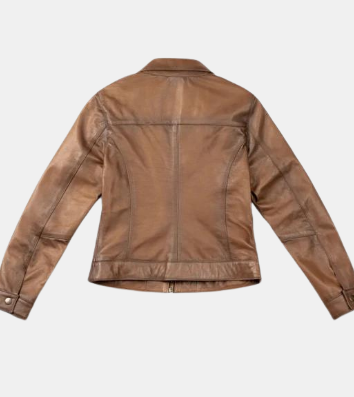  Women's Brown Leather Jacket