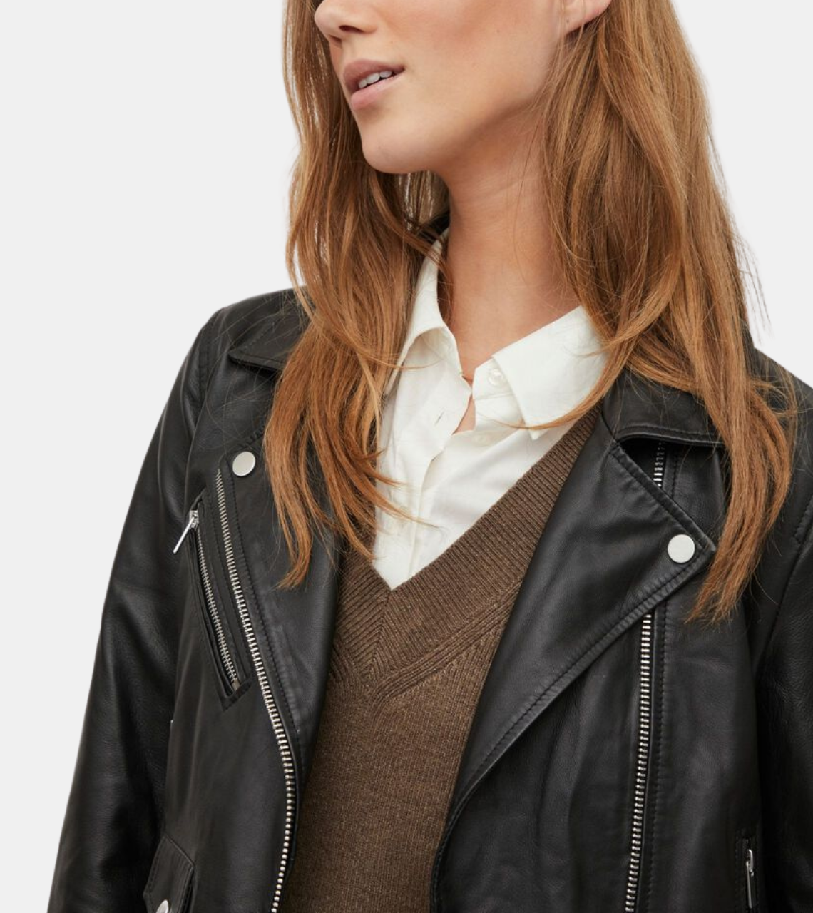  Biker Leather jacket 
