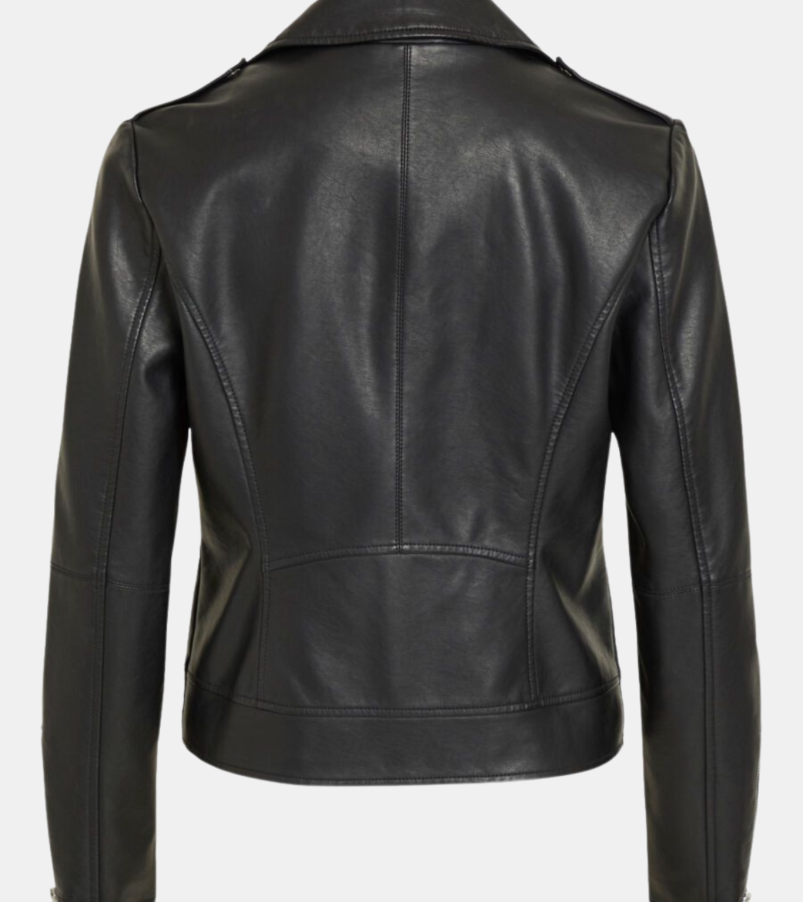  Calix Black Leather Biker Jacket For Women's 
